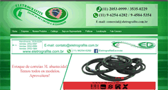 Desktop Screenshot of eletrografite.com.br